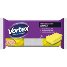 Vortex Mosogatószivacs, 2+1 db, VORTEX takarító és háztartási eszköz