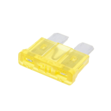 Vparts Késes biztosíték lapos 19.2mm 20A sárga színben egyéb motorkerékpár alkatrész