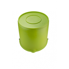 Vplast 15 l vödör kifolyóval  lime zöld istálló állattartás etetés itatástechnológia etetőtálak haszonállat felszerelés