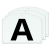 Vplast Díjugrató betűk A / B / C 27 x 20 cm, ló, képzési eszközök