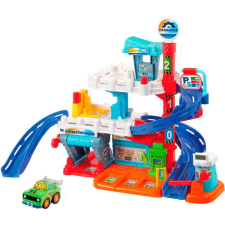 Vtech Tut Tut Speedy Elemes Autó Parkolóház Játéképület autópálya és játékautó