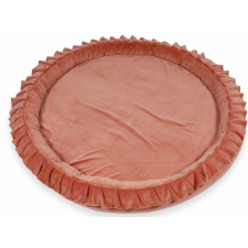 Vulpi Játszószőnyeg fodrokkal Fancy+ Velvet 120 cm Szín: tégla játszószőnyeg
