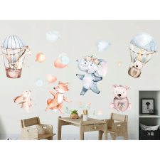 Vulpi Matricák gyerekszobába Állatok/Léggömbök - 155x50 cm gyerekszoba dekoráció