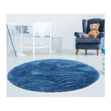 Vulpi Puha plüss kerek szőnyeg gyerekszobába Home 120 x 120 Szín: kék lakástextília