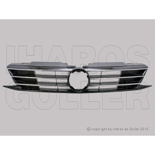  VW Jetta 2014.09.01- Hűtődíszrács króm díszlécekkel (17L2) autóalkatrész