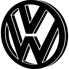VW logó 15cm x 15cm autó dekoráció