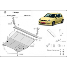  VW Lupo 1999-2005 - Motorvédő lemez autóalkatrész