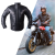 W-Tec Bőr motoros kabát W-TEC Valebravo fekete XXL
