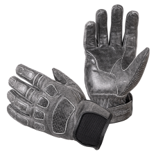 W-Tec Bőr motoros kesztyű W-TEC Whacker szürke 4XL motoros kesztyű