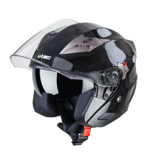 W-Tec Bukósisak W-TEC YM-627 Fekete-Bronz XS (53-54) bukósisak