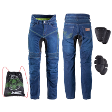 W-Tec Férfi motoros farmer W-TEC Biterillo kék XL motoros nadrág