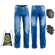 W-Tec Férfi motoros farmer W-TEC Davosh kék S motoros nadrág
