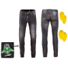 W-Tec Férfi motoros farmer W-TEC Kancelor szürke XL