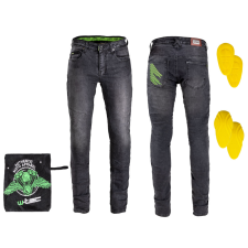 W-Tec Férfi motoros farmer W-TEC Leonard fekete 4XL motoros nadrág