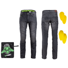 W-Tec Férfi motoros farmernadrág W-TEC Oliver XL fekete motoros nadrág