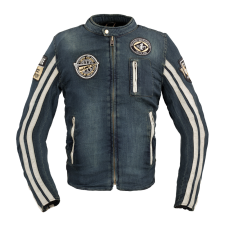 W-Tec Férfi motoros kabát W-TEC Wildone kék 4XL motoros kabát