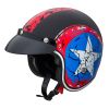 W-Tec Motoros bukósisak W-TEC Café Racer Big Star S (55-56)