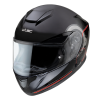 W-Tec Motoros bukósisak W-TEC Yorkroad Fusion YM-831 Fekete Szürke Piros Fényes XXL(63-64)