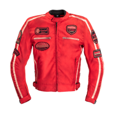 W-Tec Motoros kabát W-TEC Patriot Red piros L motoros kabát