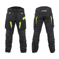 W-Tec Motoros nadrág W-TEC Aircross fekete-fluor sárga S motoros nadrág
