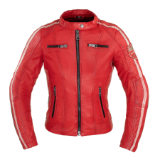 W-Tec Női motoros bőrdzseki W-TEC Umana piros XXL motoros kabát