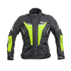 W-Tec Női motoros kabát W-TEC Brandon Lady fekete-fluor sárga 3XL