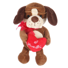 W-web Maxie - plüss kutyus szívvel - 20cm plüssfigura