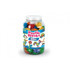  Wader építőjáték puzzle kockák műanyag, 90 darabos készlet puzzle, kirakós