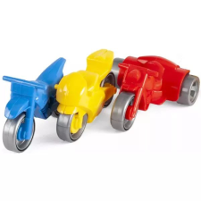 Wader : Kid Cars motorkerékpár szett autópálya és játékautó