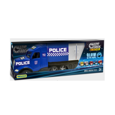 Wader : Magic Truck sötétben világító rendőrkamion autópálya és játékautó