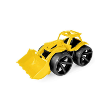 Wader Maximus Traktor sárga színben 68cm-es autópálya és játékautó