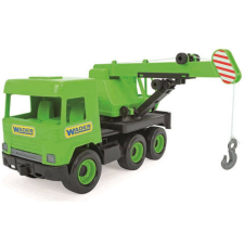 Wader Middle Truck: Darus autó 43 cm zöld – Wader autópálya és játékautó
