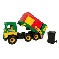 Wader Middle Truck: Kukásautó 42cm - Színes autópálya és játékautó