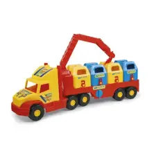  Wader Szuper Truck  Szemétgyűjtő Kamion homokozójáték
