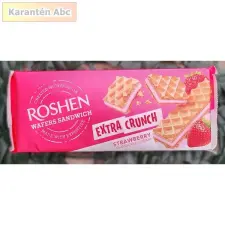  Wafers Sandwich Extra Crunch Eperkrémes ostya – Roshen – 142 g csokoládé és édesség