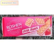  Wafers Sandwich Extra Crunch Eperkrémes ostya – Roshen – 142 g csokoládé és édesség