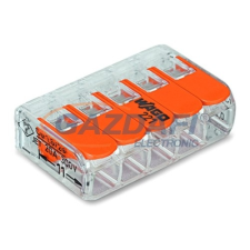 WAGO Compact univerzális vezeték összekötő 5 x 0,14 - 4mm2 (5 vezetékes) villanyszerelés