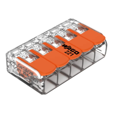 WAGO Compact univerzális vezeték összekötő 5 x 0,14 - 4mm2 (5 vezetékes) villanyszerelés