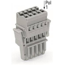 WAGO HUNGÁRIA Kft. Wago 1 vezetékes anyacsatlakozó, szürke (769-110/021-000) villanyszerelés