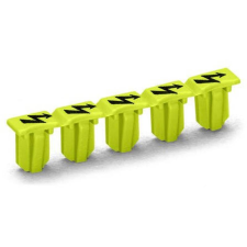 WAGO HUNGÁRIA Kft. WAGO 2004-115 Figyelmeztető fedélvillámjellel, fekete 5 sorkapocsnak, sárga villanyszerelés