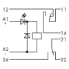 WAGO HUNGÁRIA Kft. WAGO 286-316 Rel220 VDC, szürke