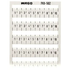 WAGO HUNGÁRIA Kft. WAGO 793-502 WMB-jelölőkártyakártyaként, fehér villanyszerelés