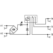 WAGO RELÉMODUL 230V AC/DC 1 VÁLTÓÉRINT. villanyszerelés