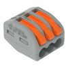 WAGO Vezetékösszekötő oldható 32A/400V leágazás 3x 0.8-4mm2 szürke WAGO