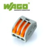 WAGO Wago karos (kapcsos) vezeték összekötő, 3 vezeték nyílásos