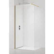 Walk-in zuhanyparaván 105 cm SAT sárgaréz SATBWI105PRMO kád, zuhanykabin