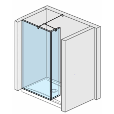 Walk-in zuhanyparaván 70x20 cm Jika Pure H2684210026681 fürdőszoba kiegészítő