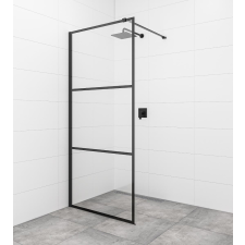  Walk-in zuhanyparaván / ajtó 120 cm SAT Walk-in SATBWI120CPPRC kád, zuhanykabin