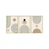  Wallity Decorative Framed MDF Painting (3 Pieces) Multicolor Huhu261 - 50 x 35