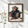  Wallity Decorative Framed MDF Painting Multicolor AI163